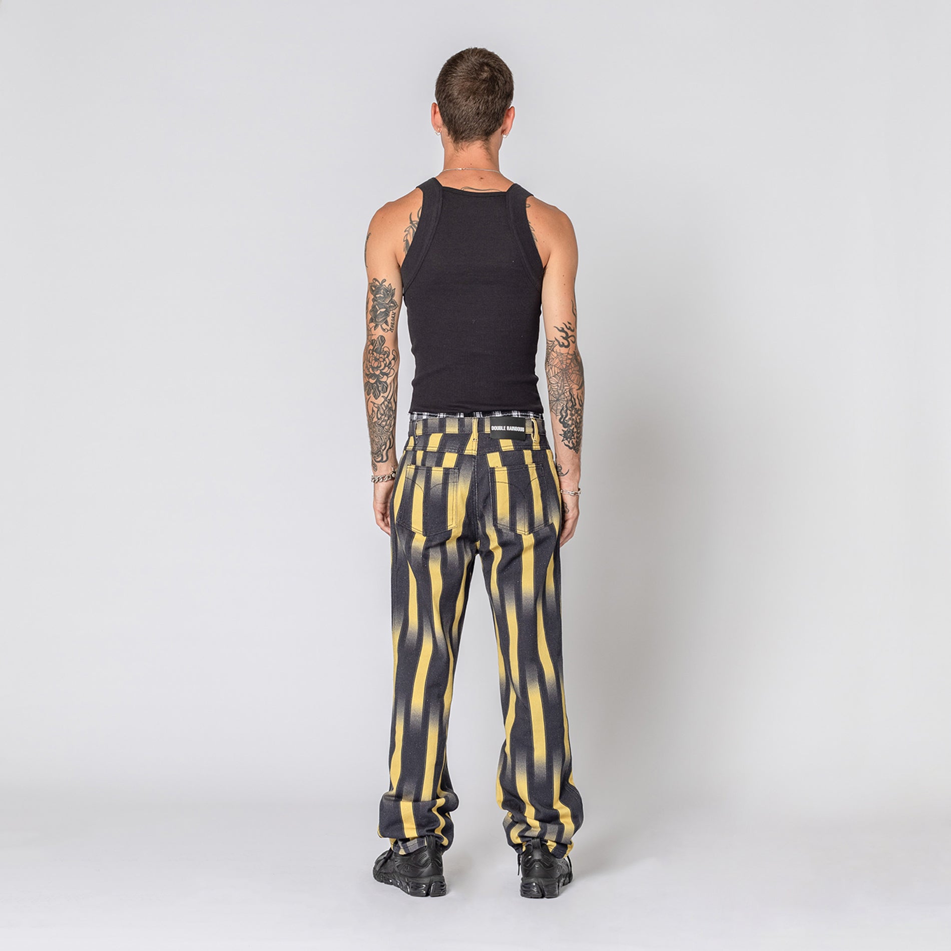 Shop Ghost Stripe Yellow Party Pants Online