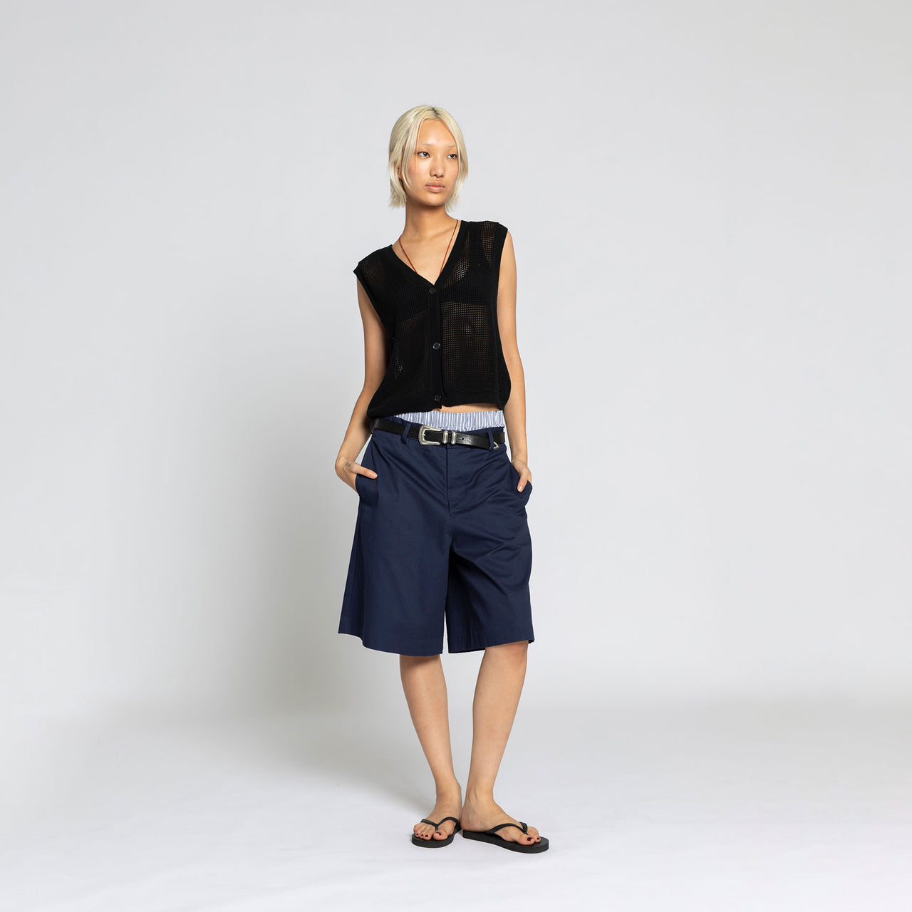 NAVY LONG SHORT