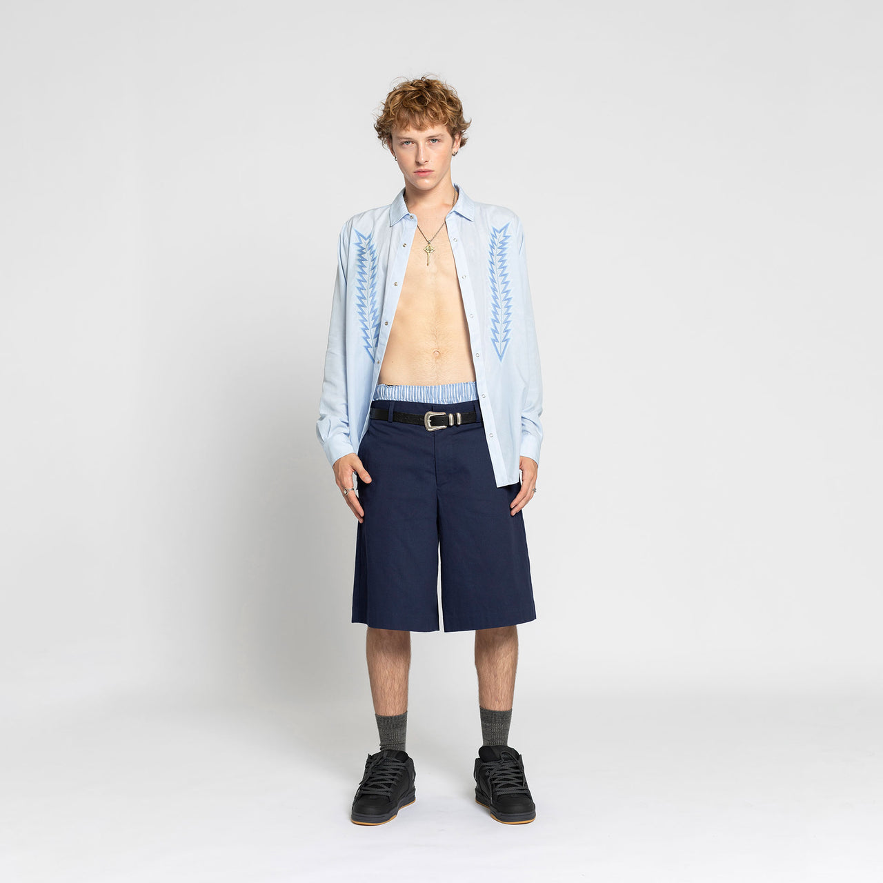 NAVY LONG SHORT