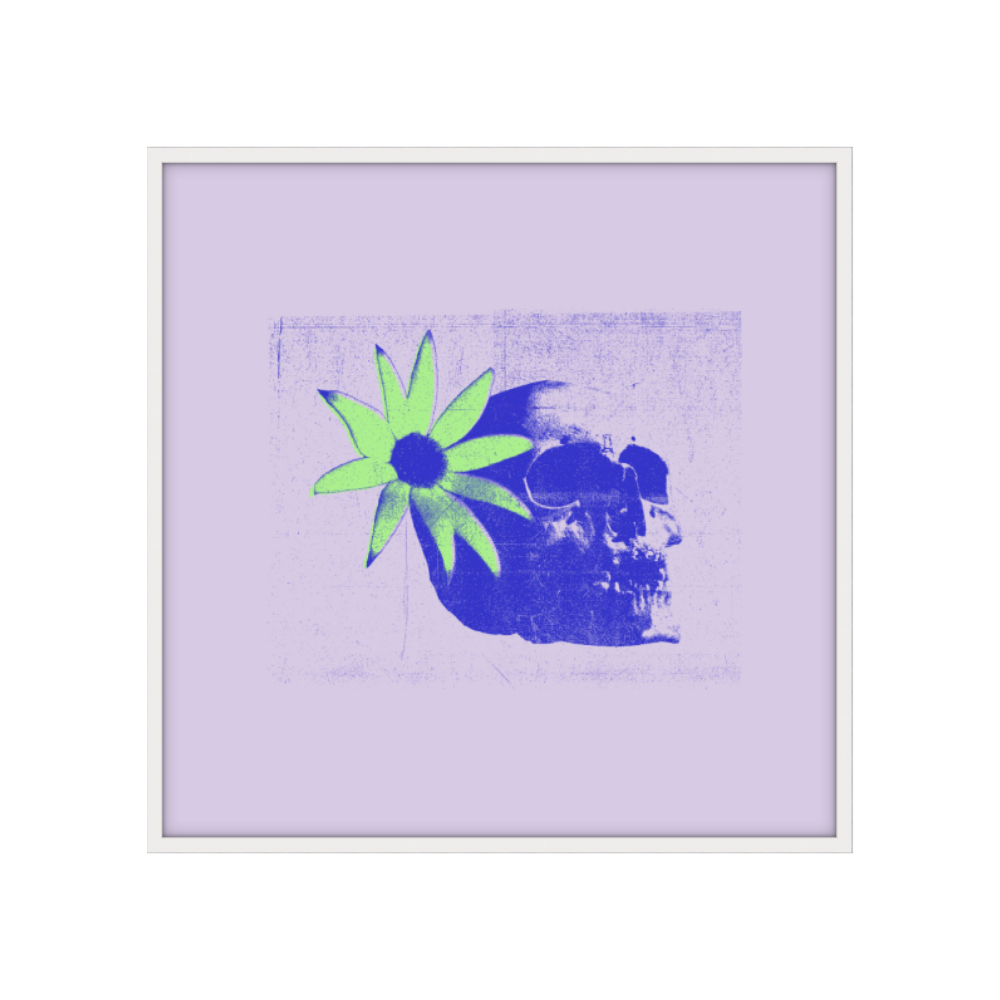 Hula Girl Lavender Print