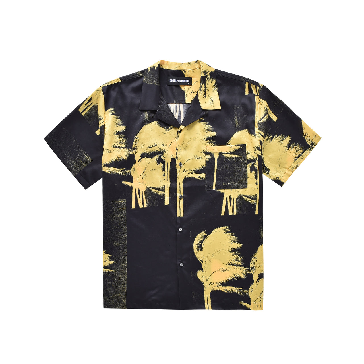 WINDY NICE BLACK HAWAIIAN SHIRT